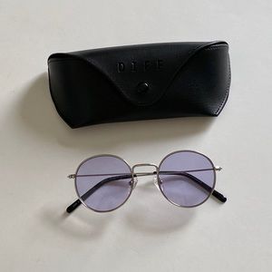 Silver/blue Sage Diff sunglasses